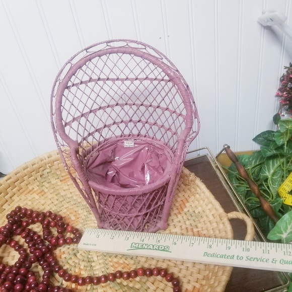 Boho Plant Chair Peacock Chair - Picture 2 of 8